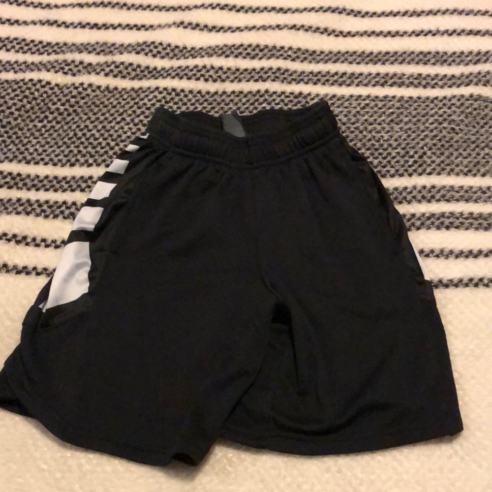 Black sport shorts